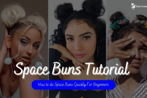 How to do Space Buns Tutorial Quickly For Beginners